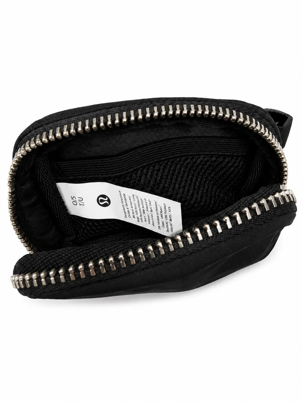 Lululemon Everywhere Belt Bag Nano Black NWT Mini Zip Pouch Keychain